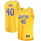 Camiseta Ivica Zubac 40 Los Angeles Lakers Icon Edition Amarillo Hombre